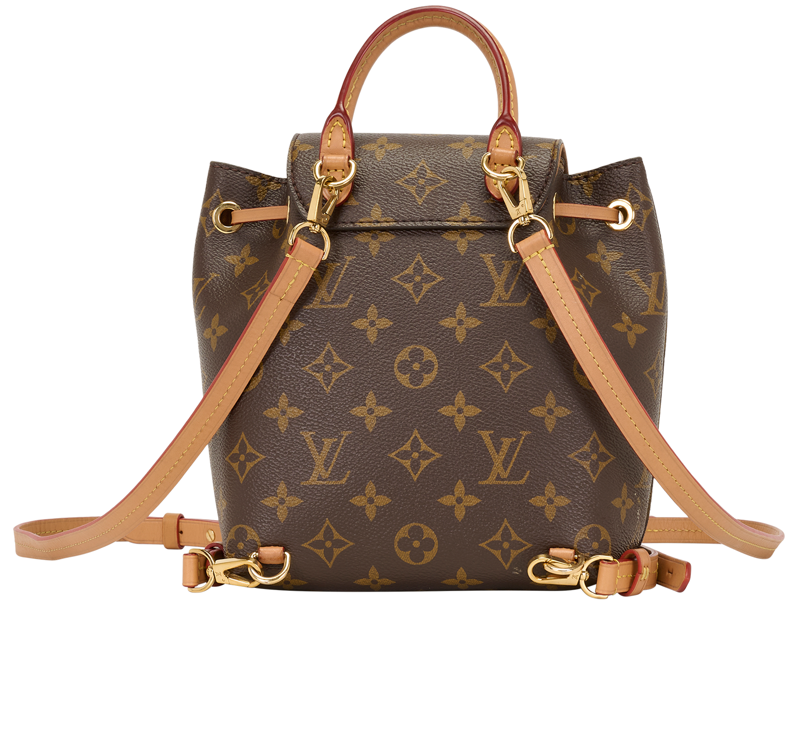 Montsouris BB, &pound;1,400, Handbags, Brown, Canvas, Back view